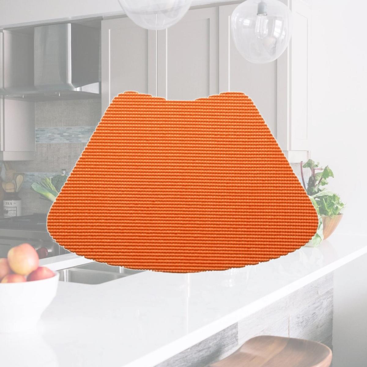Picture of Kraftware 14839 Fishnet Wedge Placemat Dz. Spice Orange
