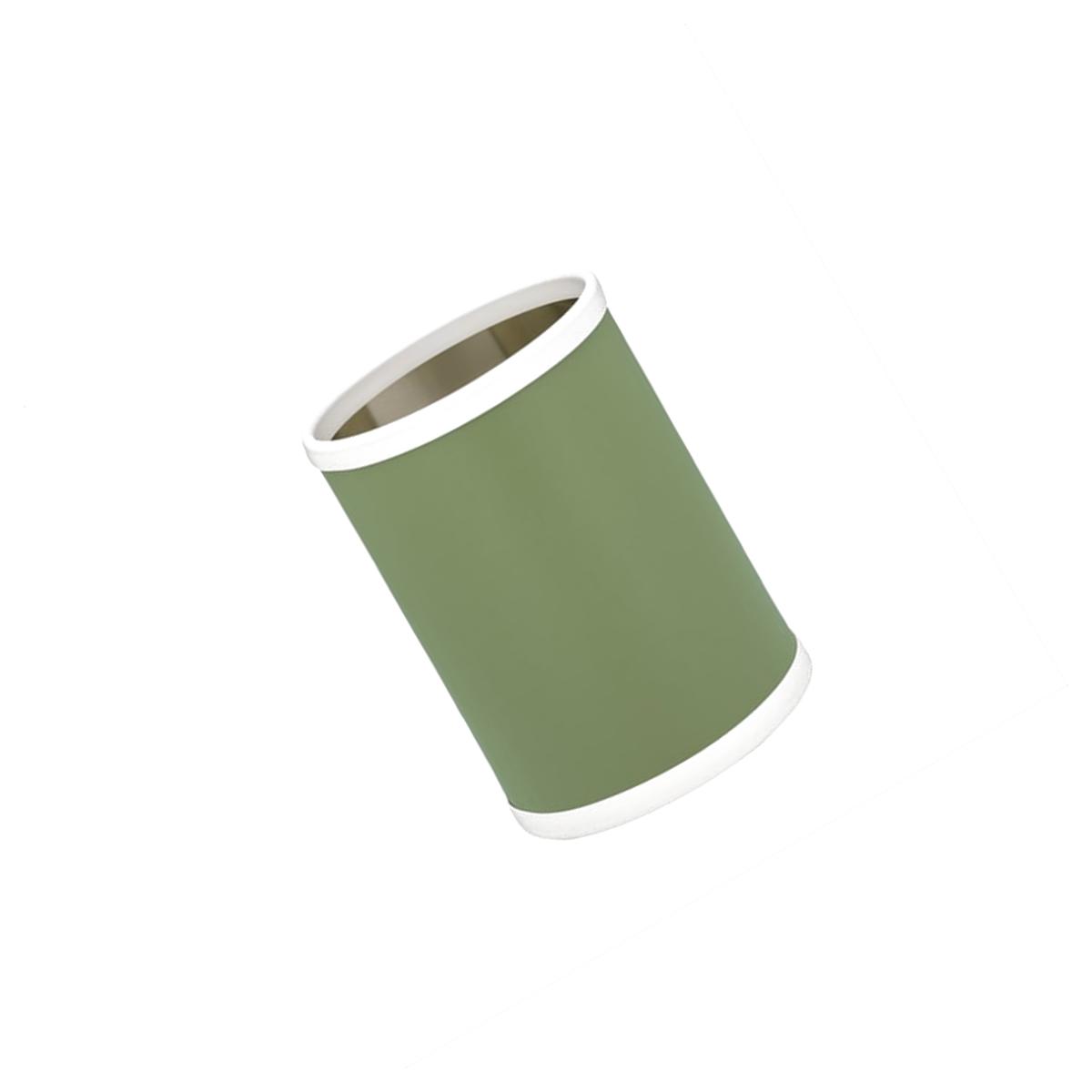 Picture of Kraftware 14648 B.C. Mist Green 10 Inch Round Waste Basket
