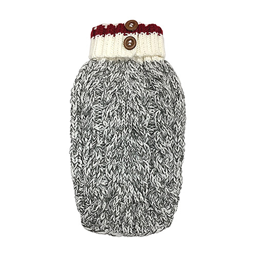 Fou 63087 Luxe Cable Knit Sweater- Small
