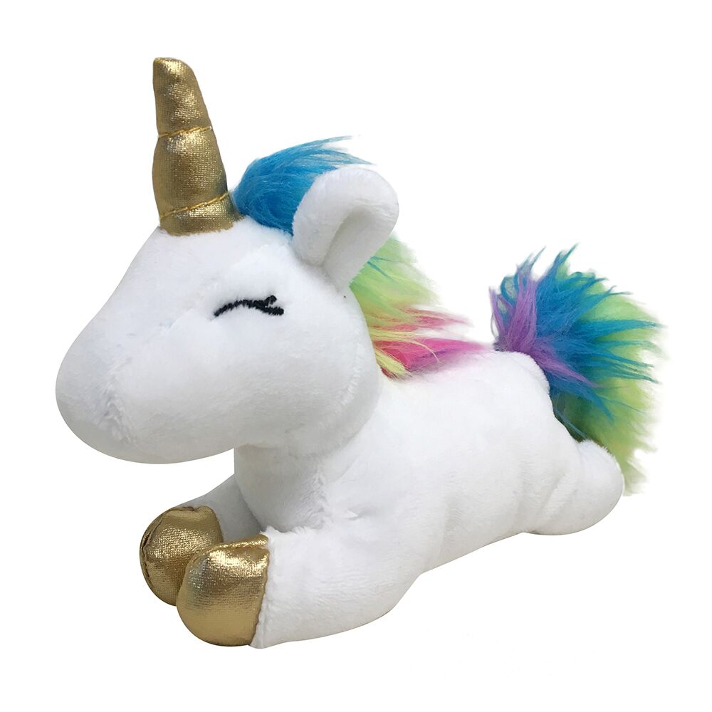 Fou 85677 16 In. Unicorn Plush Toy, White - Large