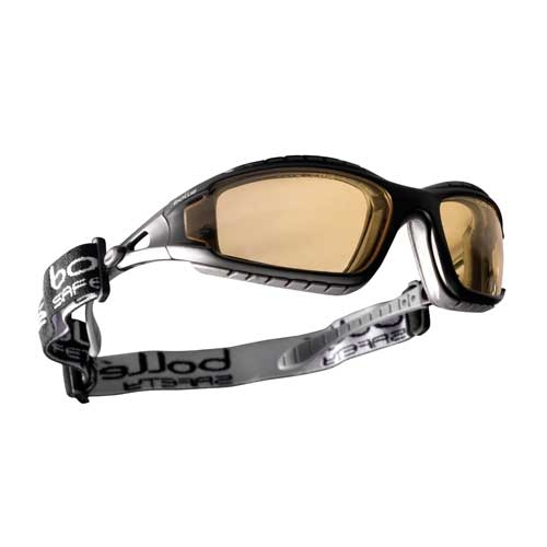 Be-40087 Yellow Tracker Safety Glasses, Black & Gray