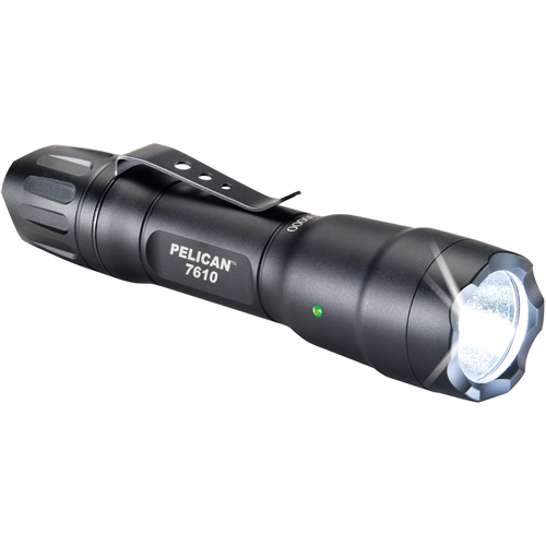 Pl-076100-0000-110 Tactical Led Flashlight With Peli Rechargeable Batteries