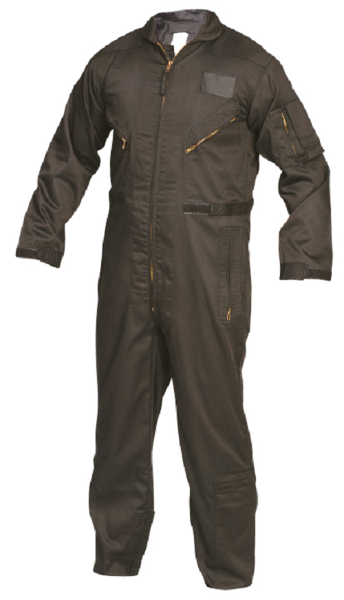 Tsp-2653004 27-p Basic Flight Suit - Black, Medium