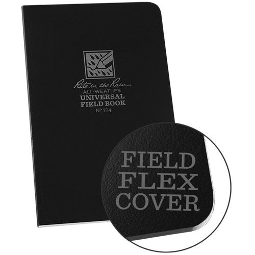 UPC 632281007746 product image for RIR-774 4.63 x 7.25 in. Flex Book, Black | upcitemdb.com