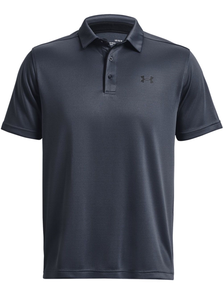 UPC 196040034980 product image for Under Armour 1290140044SM Mens Tech T-Shirt, Downpour Gray & Black - Small | upcitemdb.com