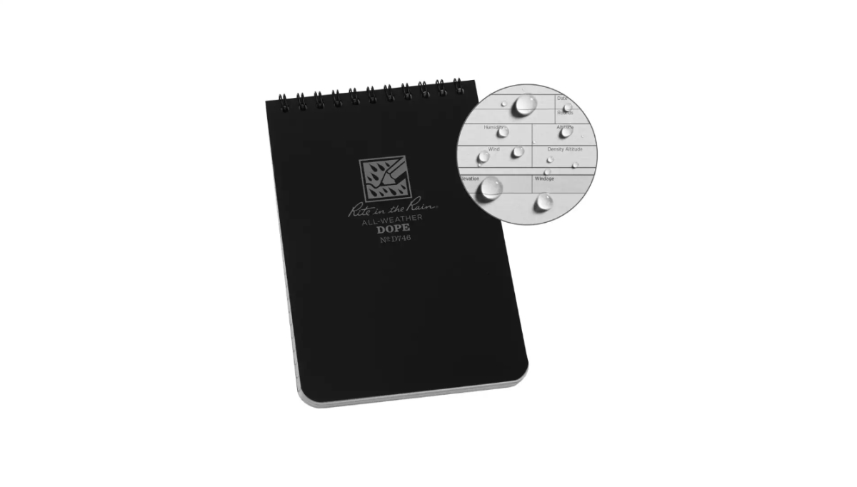 RIR-D746 Weatherproof Format Dope Notebook