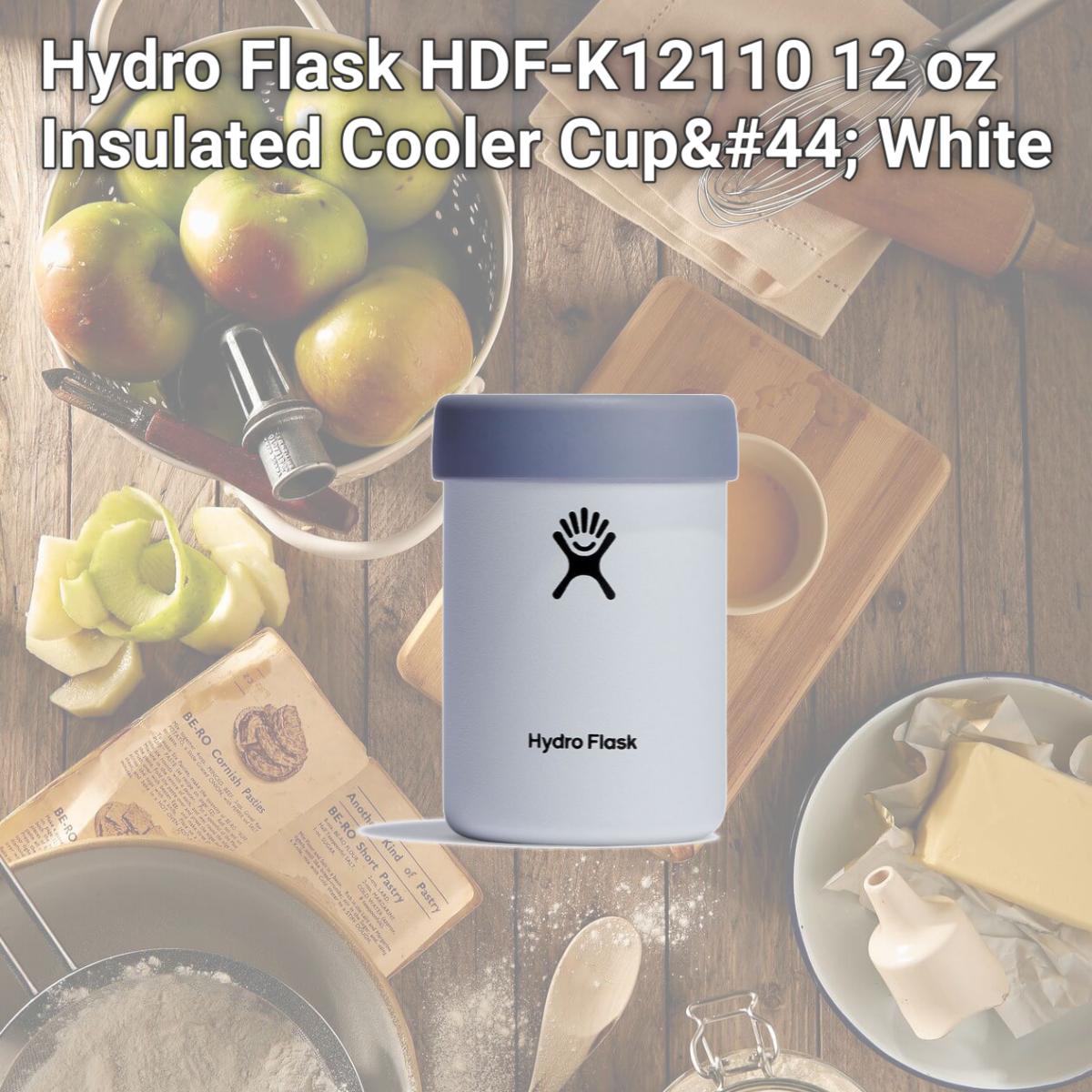 Picture of Hydro Flask HDF-K12110 12 oz Insulated Cooler Cup, White