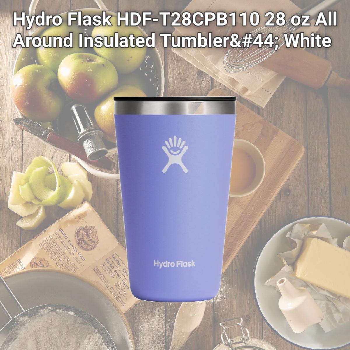 Picture of Hydro Flask HDF-T28CPB110 28 oz All Around Insulated Tumbler, White