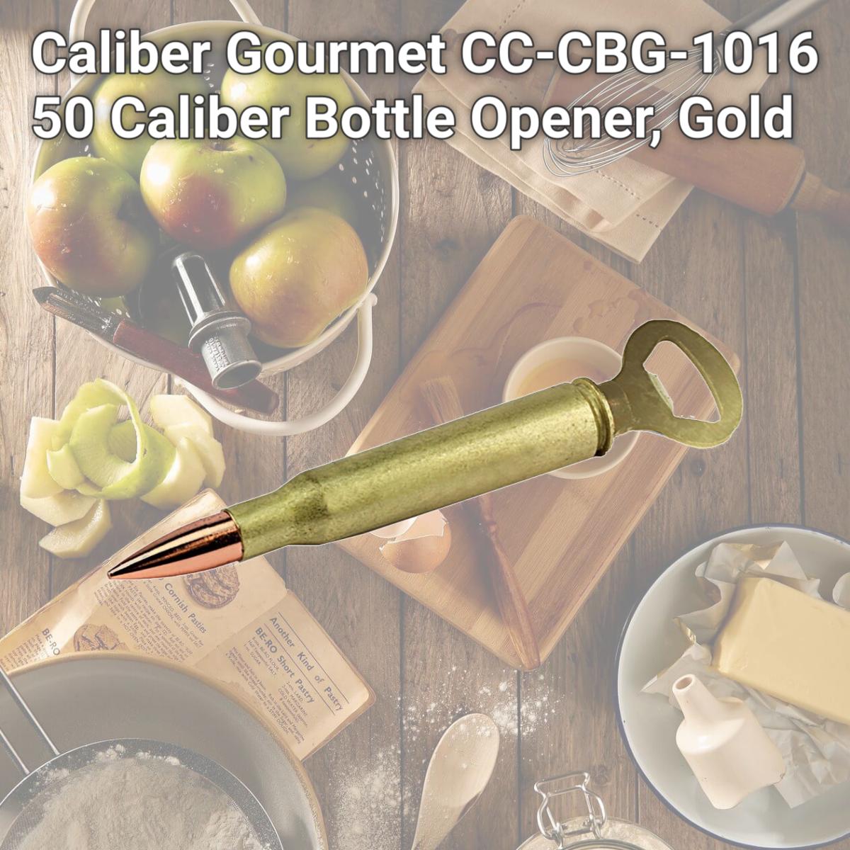 Picture of Caliber Gourmet CC-CBG-1016 50 Caliber Bottle Opener, Gold