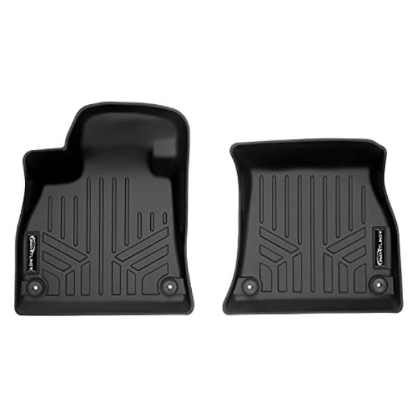 SA0559 All Weather Custom Fit Black 1st Row Floor Mat Liner Set for 2019-2022 Audi E-Tron