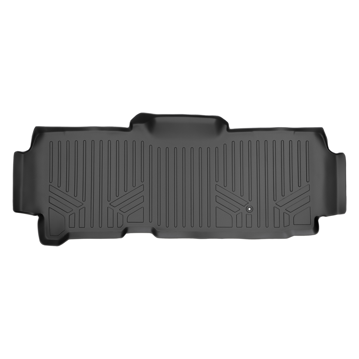 SB0297 Custom Fit 2nd Row Floor Mats Liner - Super Duty SuperCab for 1999-2010 Ford F-250, Black