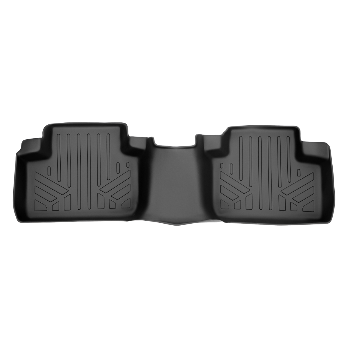 SB0356 Custom Fit 2nd Row Floor Mats Liner for 2011-2021 Mitsubishi Outlander Sport, Black
