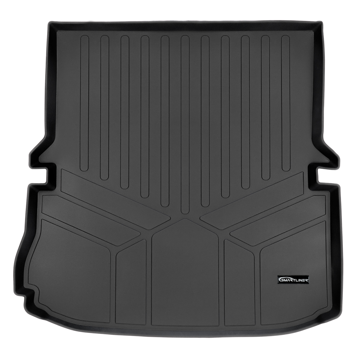 All Weather Custom Fit Trunk Floor Mat Behind 2nd Row Cargo Liner for 2011-2019 Ford Explorer, Black