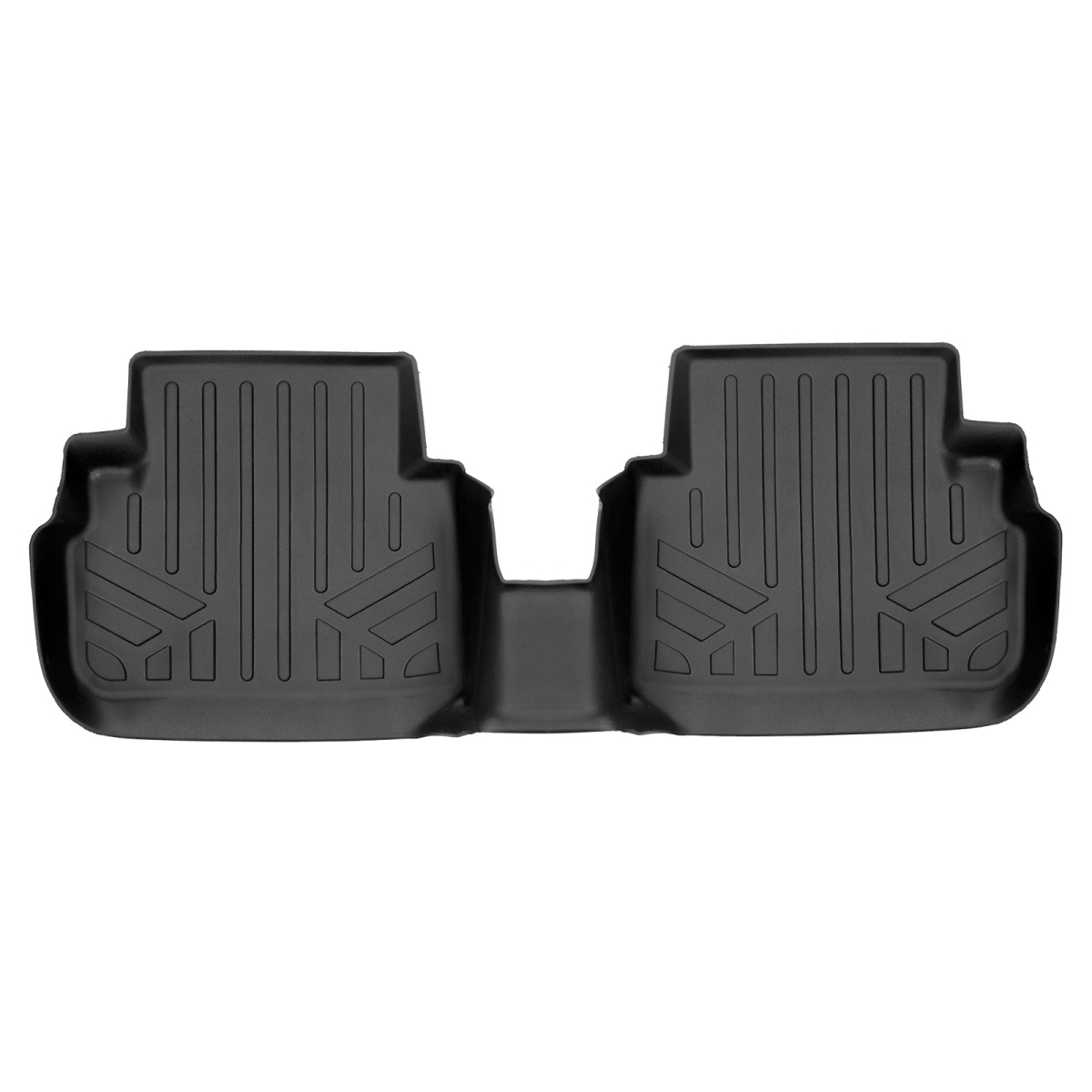 SB0358 Custom Fit All 2nd Row Floor Mat Liners for 2018-2023 Subaru Impreza Subaru Crosstek, Black