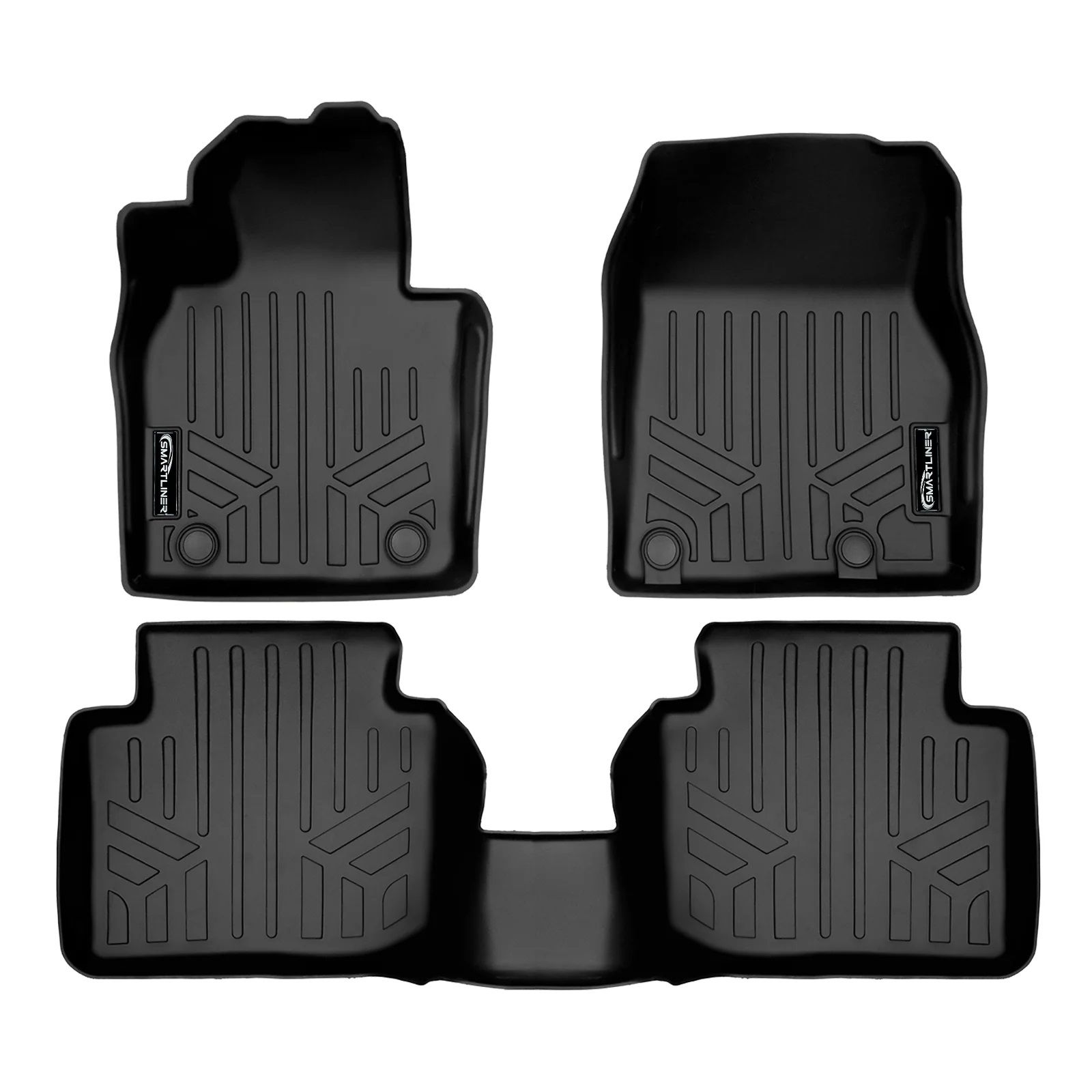 SA0622-B0622 Custom Fit Floor Mats 2 Row Liner Set for 2023 Mazda CX-50, Black