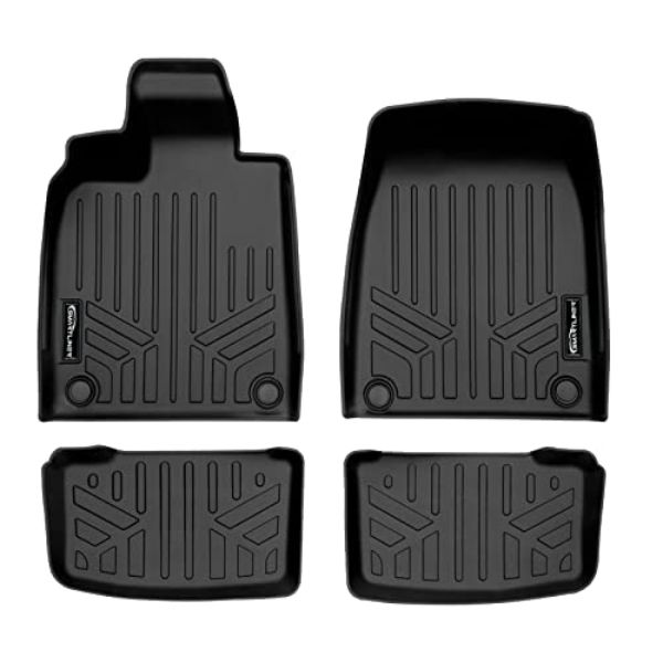 SA0631-B0631 Custom Fit All 2 Row Floor Mat Liner Set for 2022-2023 Audi e-tron GT Audi RS e-tron GT, Black