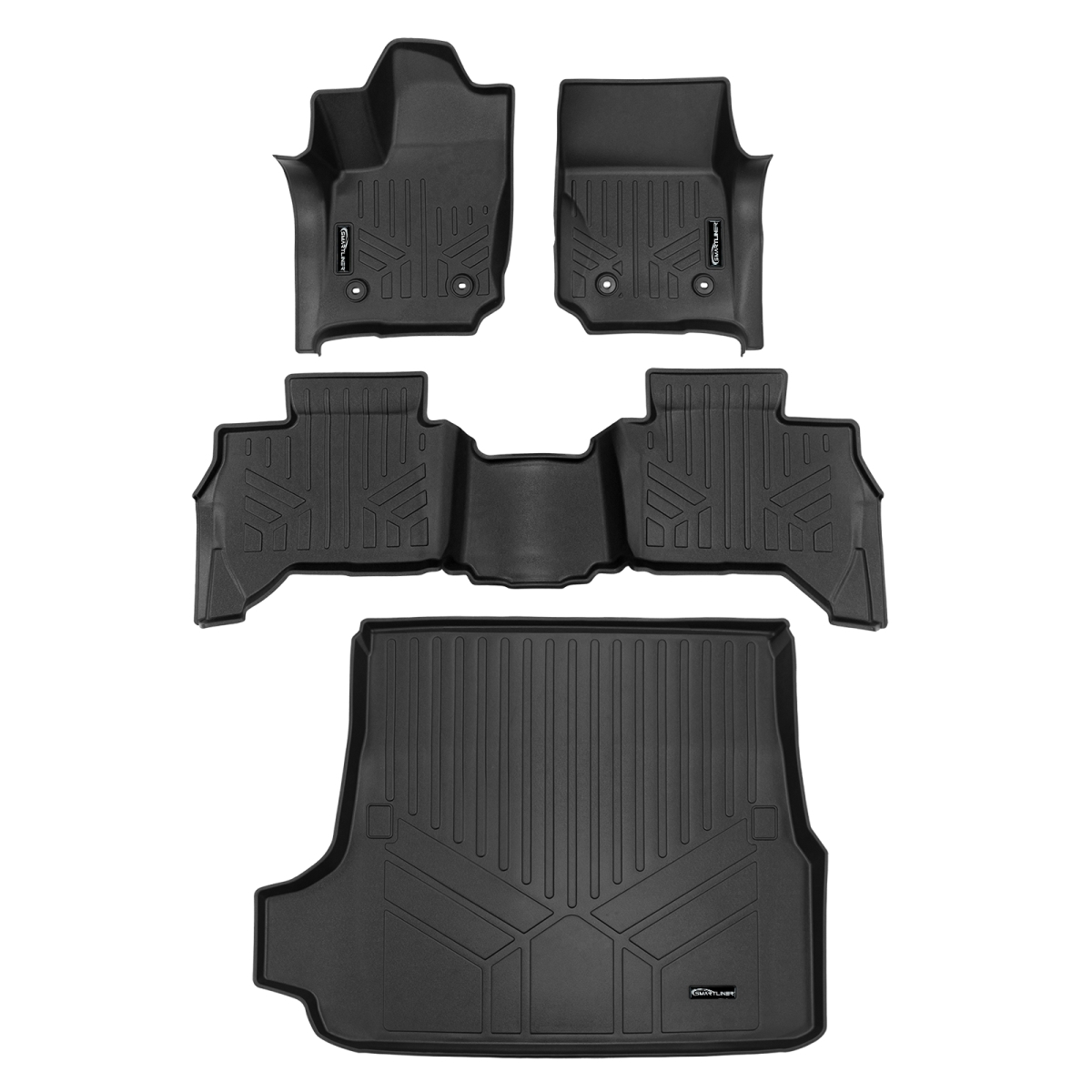 SA0782-B0782-D0782 3 Rows Custom Fit Floor Liners for 2025 Toyota 4Runner 5 Passenger