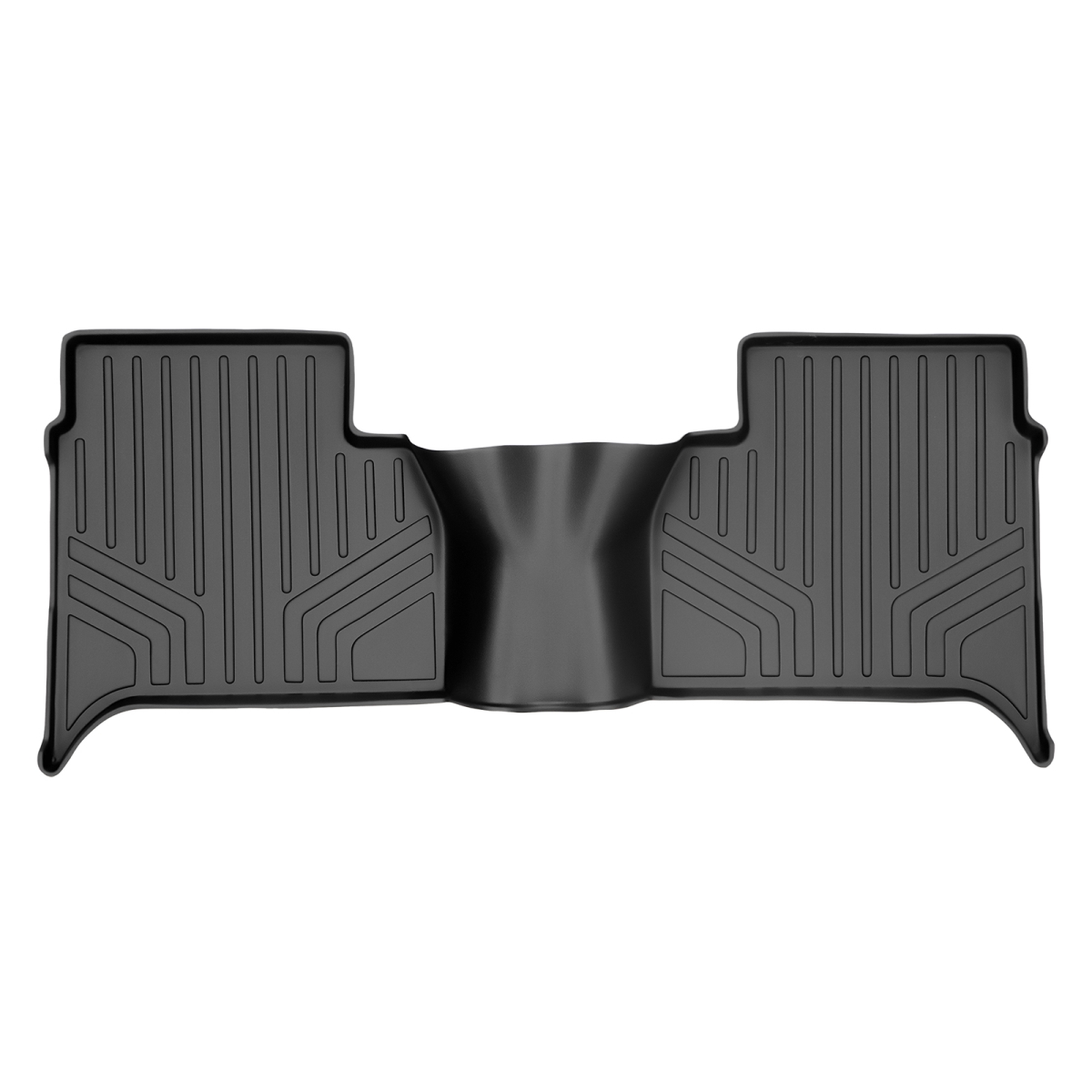 SB0086 Custom Fit 2nd Row Floor Mats Liner for 2011-2014 Volkswagen Amarok, Black