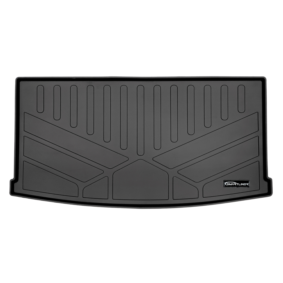 SE0300 9 x 9 x 48 in. All Weather Custom Fit Cargo Trunk Liner Floor Mat Behind 3rd Row for 2018-2022 Volkswagen Atlas, Black