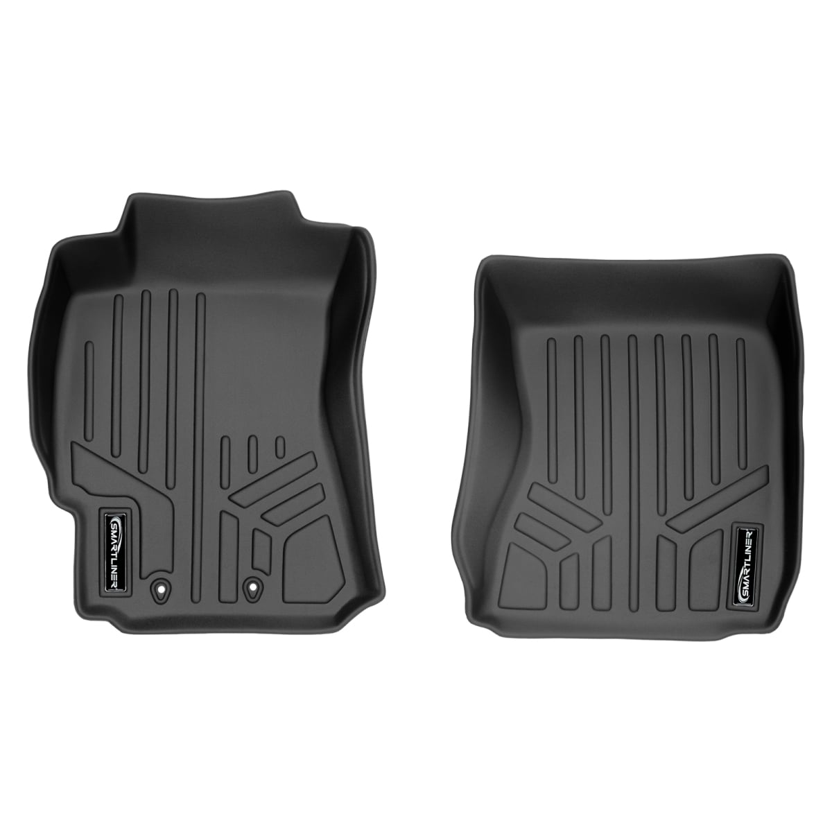 Custom Fit 1st Row Floor Mats Liner Set for 2009-2013 Subaru Forester - Black