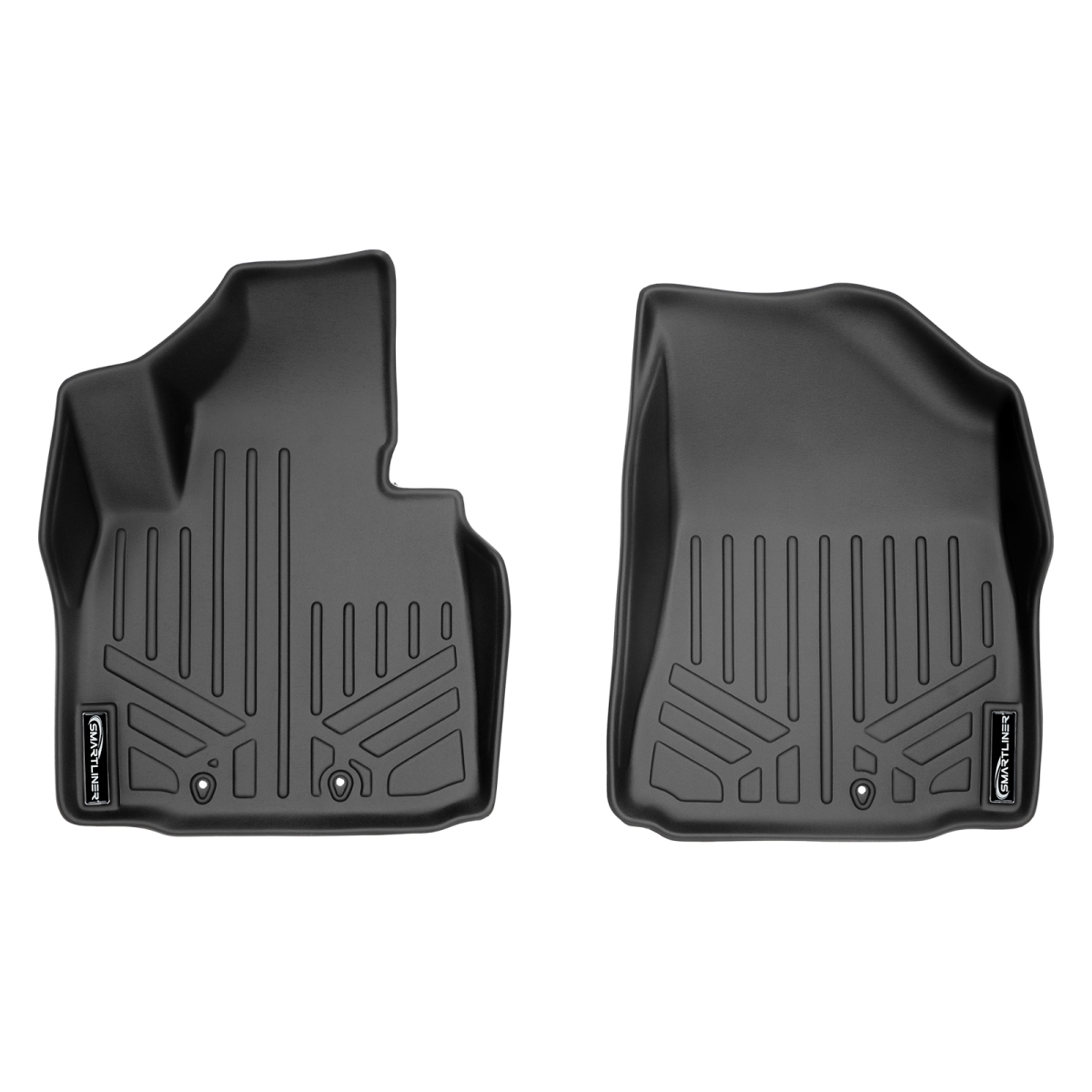 SA0135 Custom Fit 1st Row Floor Mats Liner Set for 2014-2015 Kia Sorento - All Models, Black