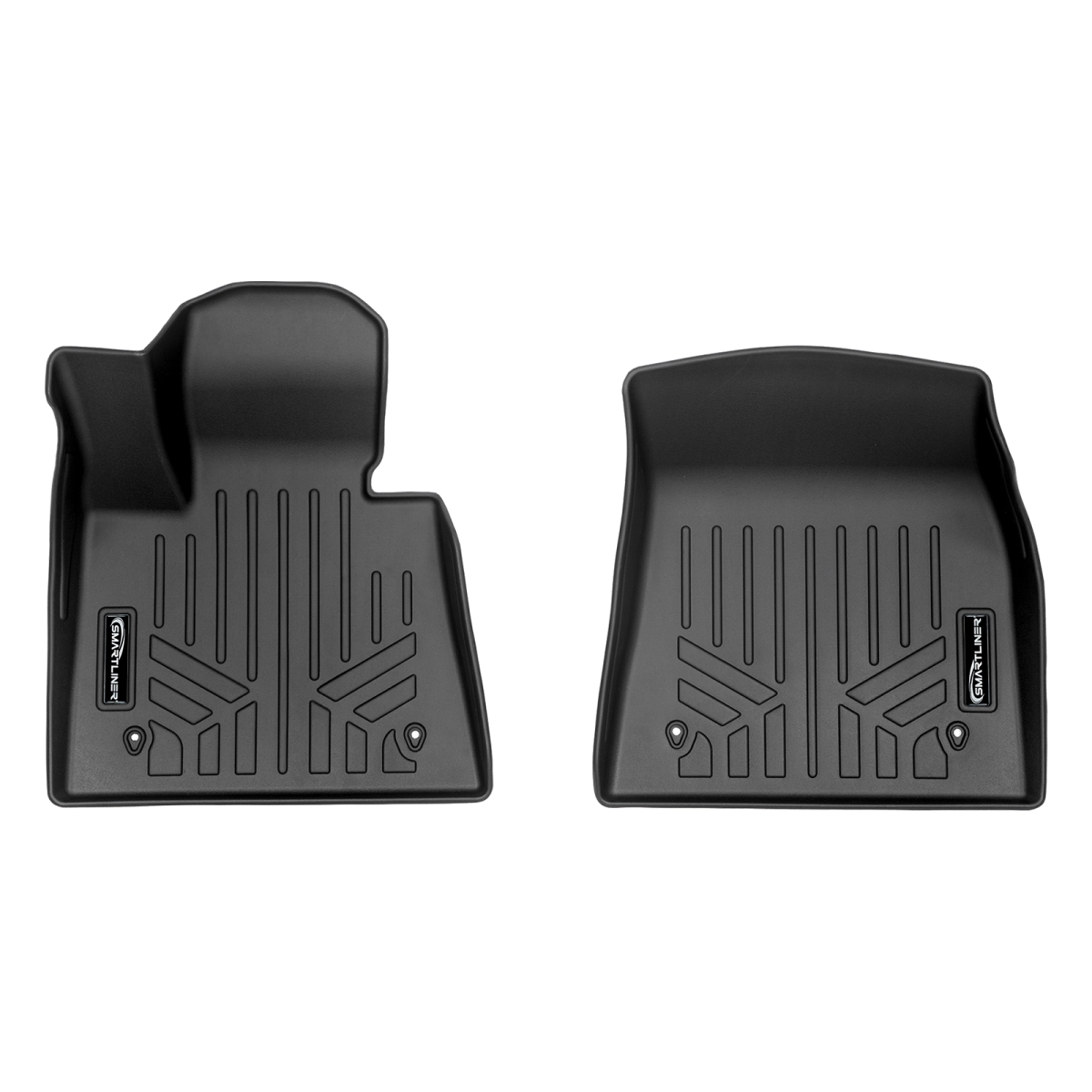 SA0420 36 x 5 x 28 in. Custom Fit Floor Mats 1st Row Liner Set for 2019-2022 BMW X5, Black