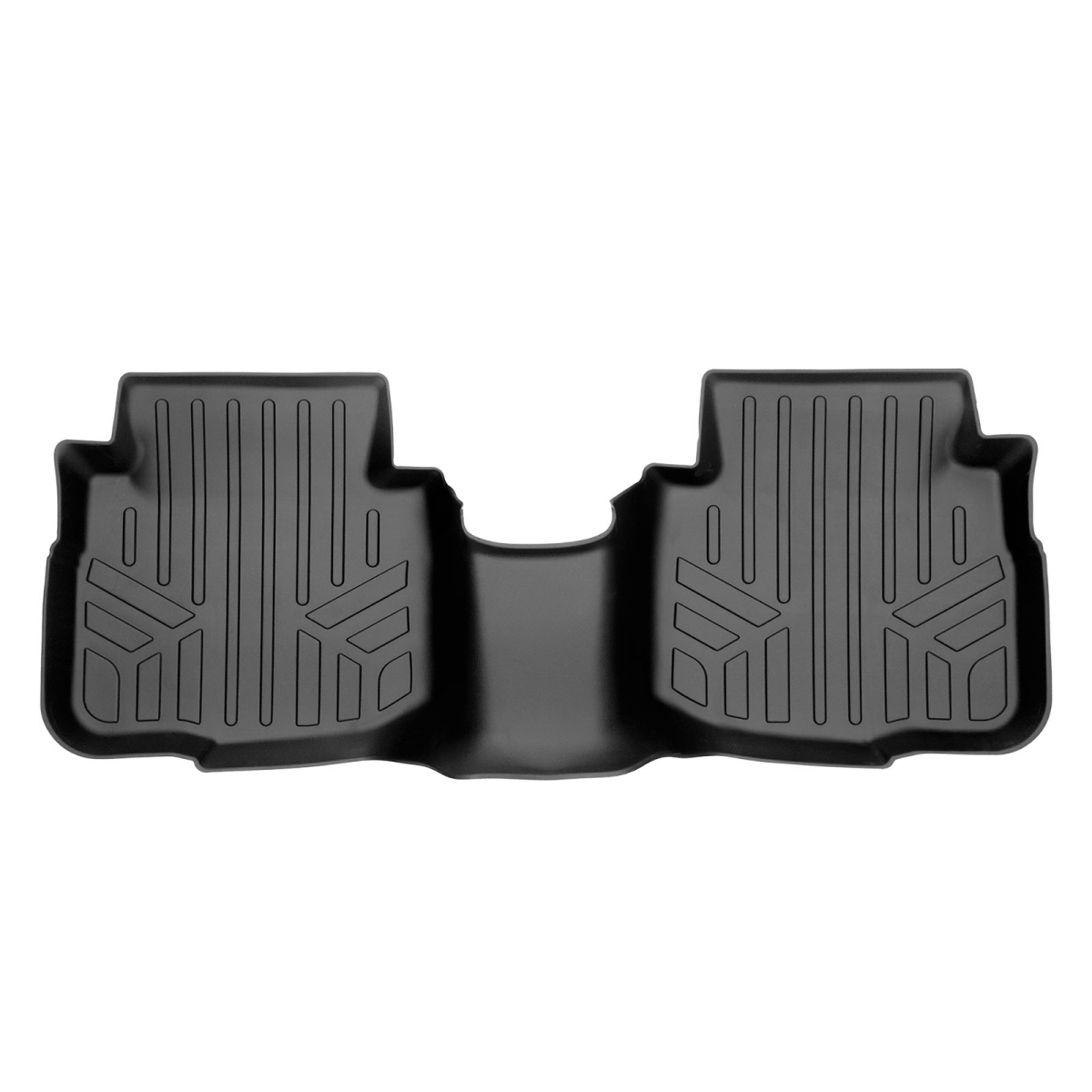 SB0490 All Weather Custom Fit 2nd Row Floor Mats Liner for 2020-2021 Subaru Outback, Black