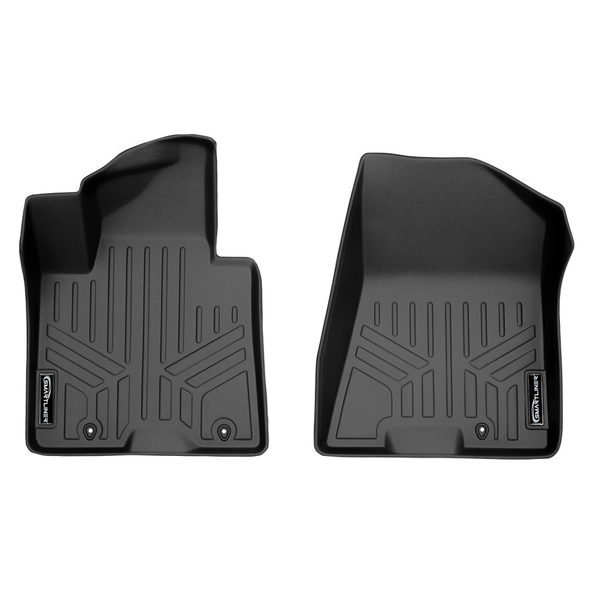 SA0244 Custom Fit 1st Row Floor Mats Liner Set for 2017-2022 Kia Sportage, Black