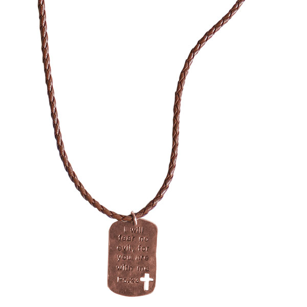 Fgnj165 22 In. Guys Necklace - Fear No Evil