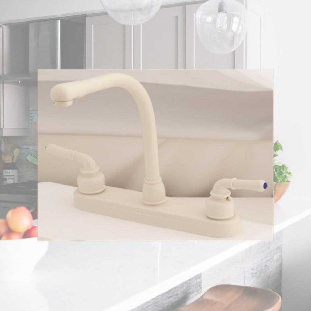 Picture of AMER BRASS BB800RSB 8 In. Biscuit Kitchen Faucet