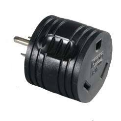 30 A Female - 15 A Male Round Adapter
