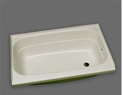 B1g-bt2432pr 24 X 32 In. Bath Tub - Right Hand Drain, Parchment