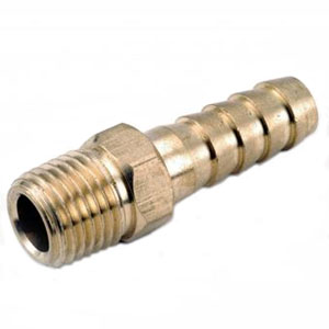 Ander Metal A6p-7070010406 0.25 X 0.375 Low Lead Brass Male Hose Barb