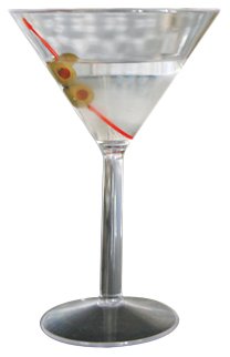 C1w-43901 Polycarbonate Martini Glass