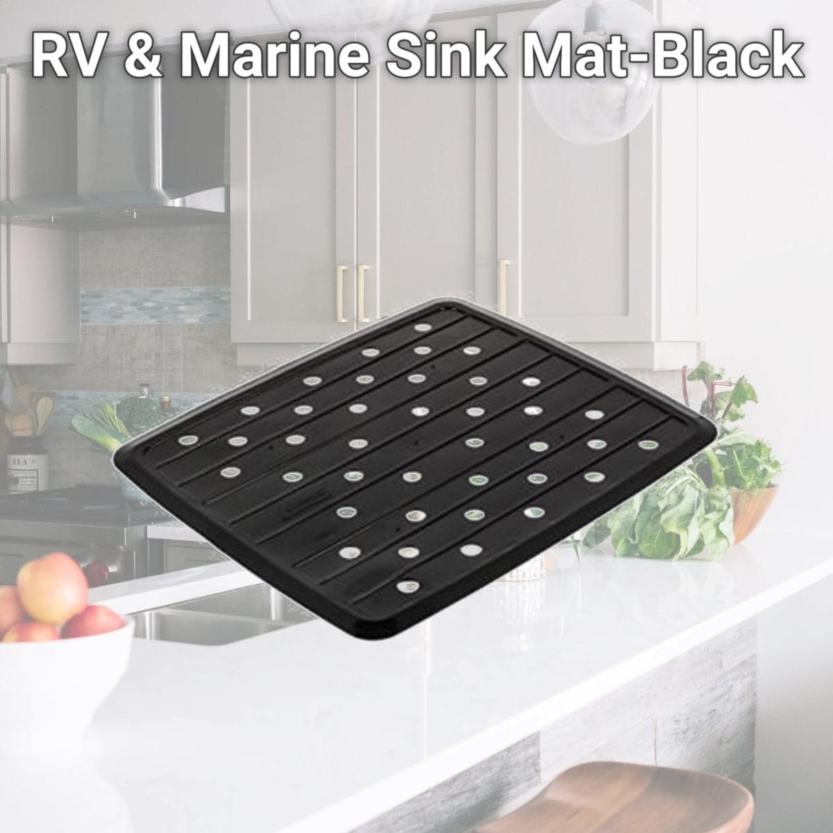 Picture of Camco C1W-43721 RV & Marine Sink Mat-Black
