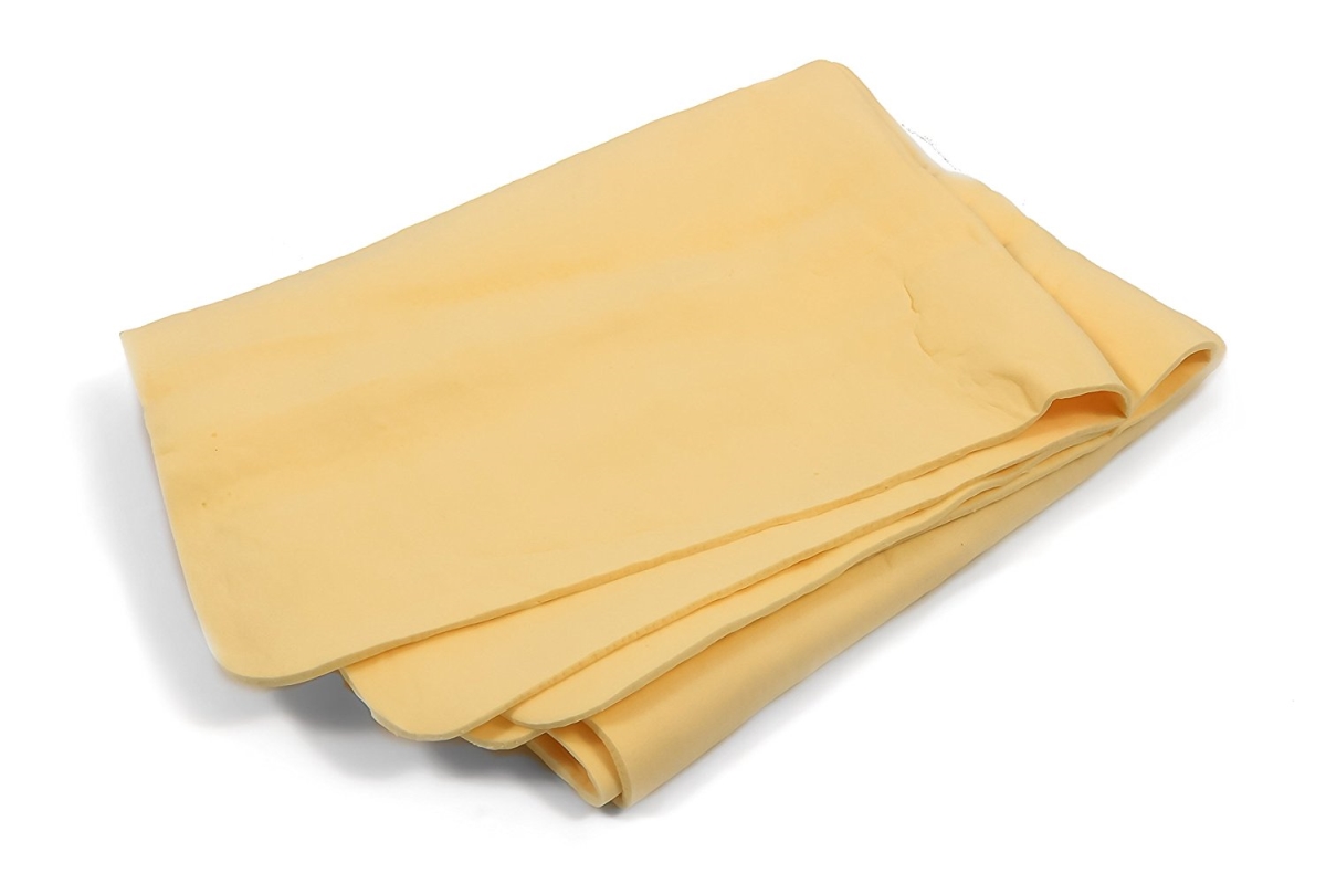 C1w-43575 Synthetic Chamois Towel - Yellow
