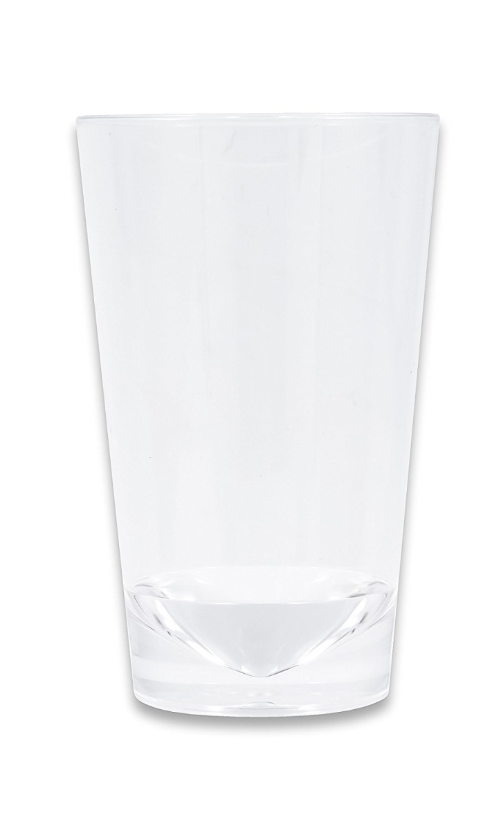 C1w-43865 16 Oz Polycarbonate Pint Glass, Pack Of 2