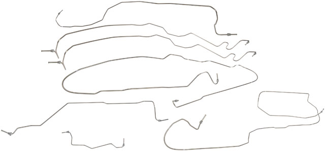 Dorman D18-919107 Stainless Steel Brake Line Kit