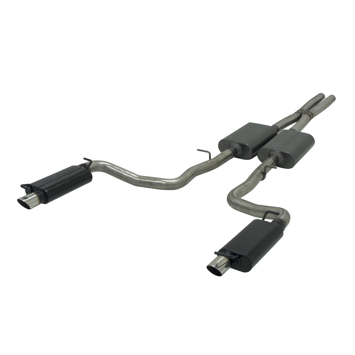 American Thunder Stainless Steel Dual Cat-Back Exhaust System American Thunder Stainless Steel Dual Cat-Back Exhaust System