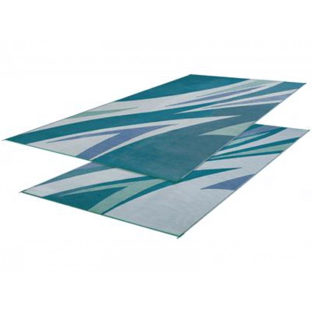 Flk-45637 8 X 16 In. Summer Waves Mat - Green