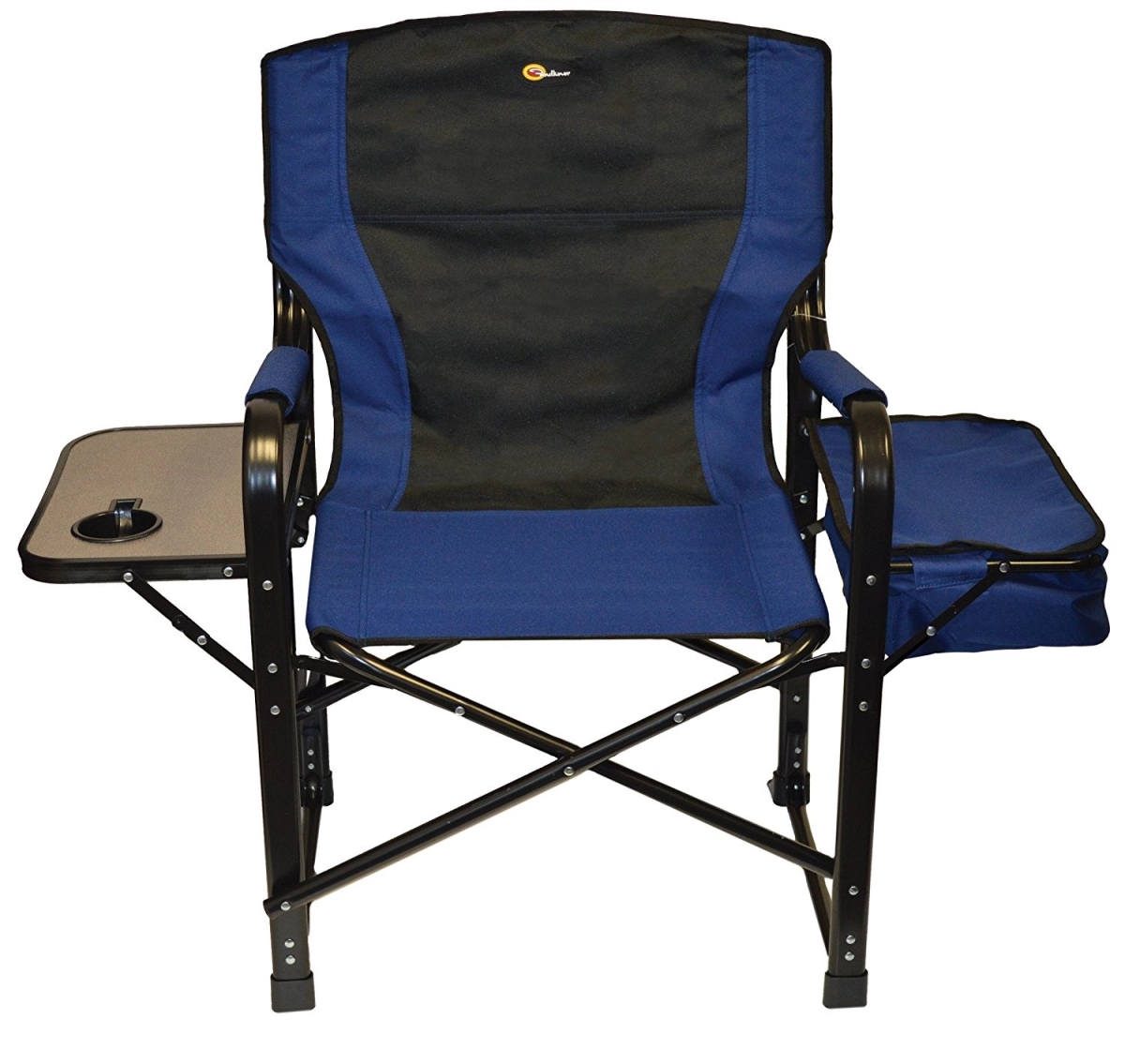 El Captain Director Chair With Cooler Bag - Blue