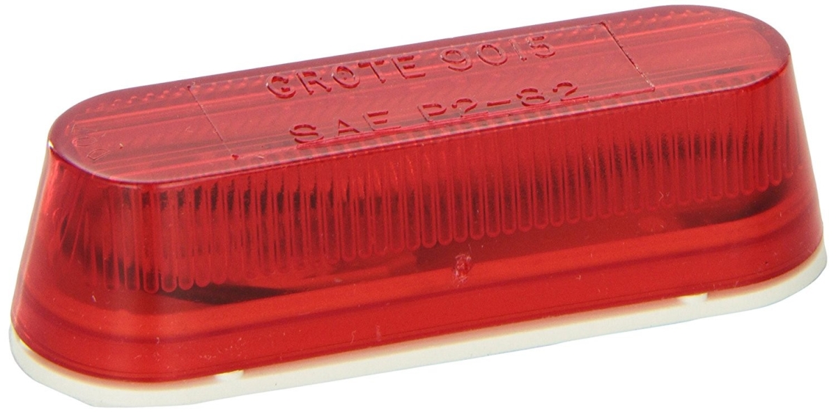 Grote Perlux G17-45252 Thin Line Single-bulb Clearance Marker Light, Red
