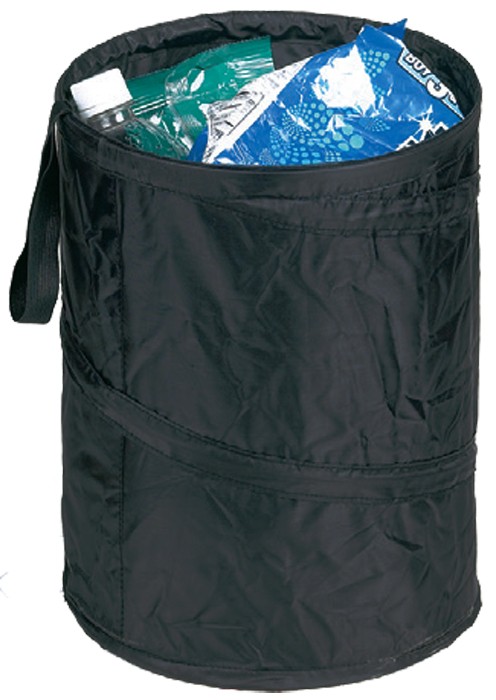 H22-trash13bla 13 In. Tall Pop Up Trash Container