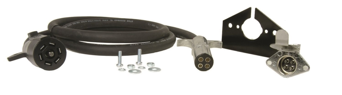 UPC 079976470476 product image for Hopkins H22-47047 Straight Wire Adapter Kit 7 RV Blade to 4 Round | upcitemdb.com