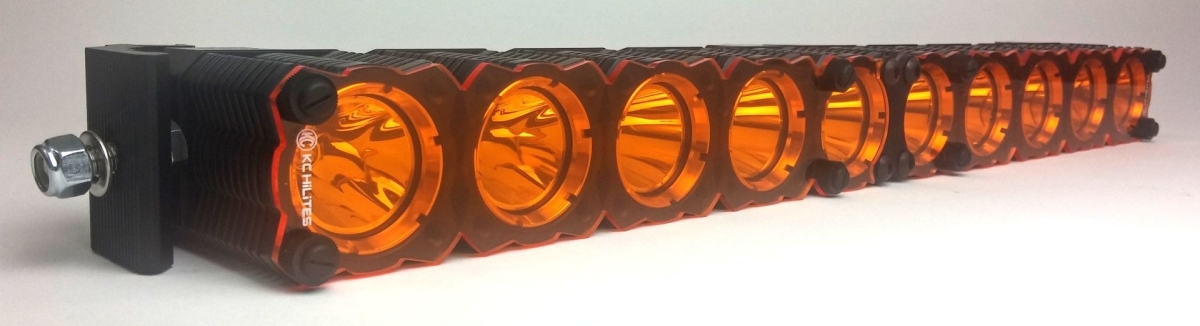 Kc Hilite K13-72091 20 Ft. Shield For Kc Flex Led Array Light Bars - Amber