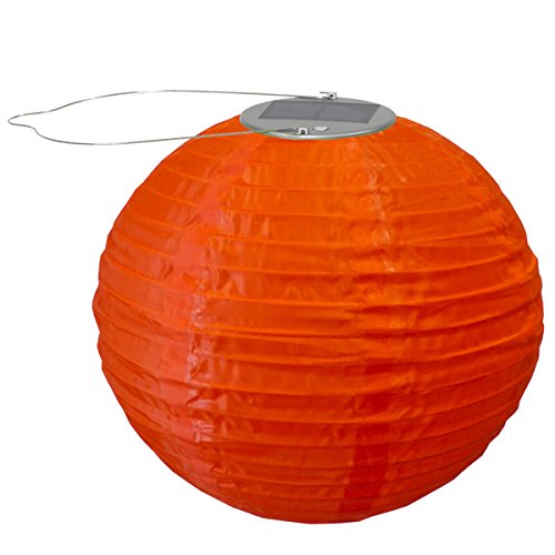 Sal02 Solar Asian Lanterns - Orange