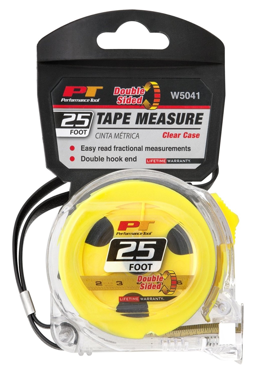 W5041 25 Ft. Clear Tape Measure