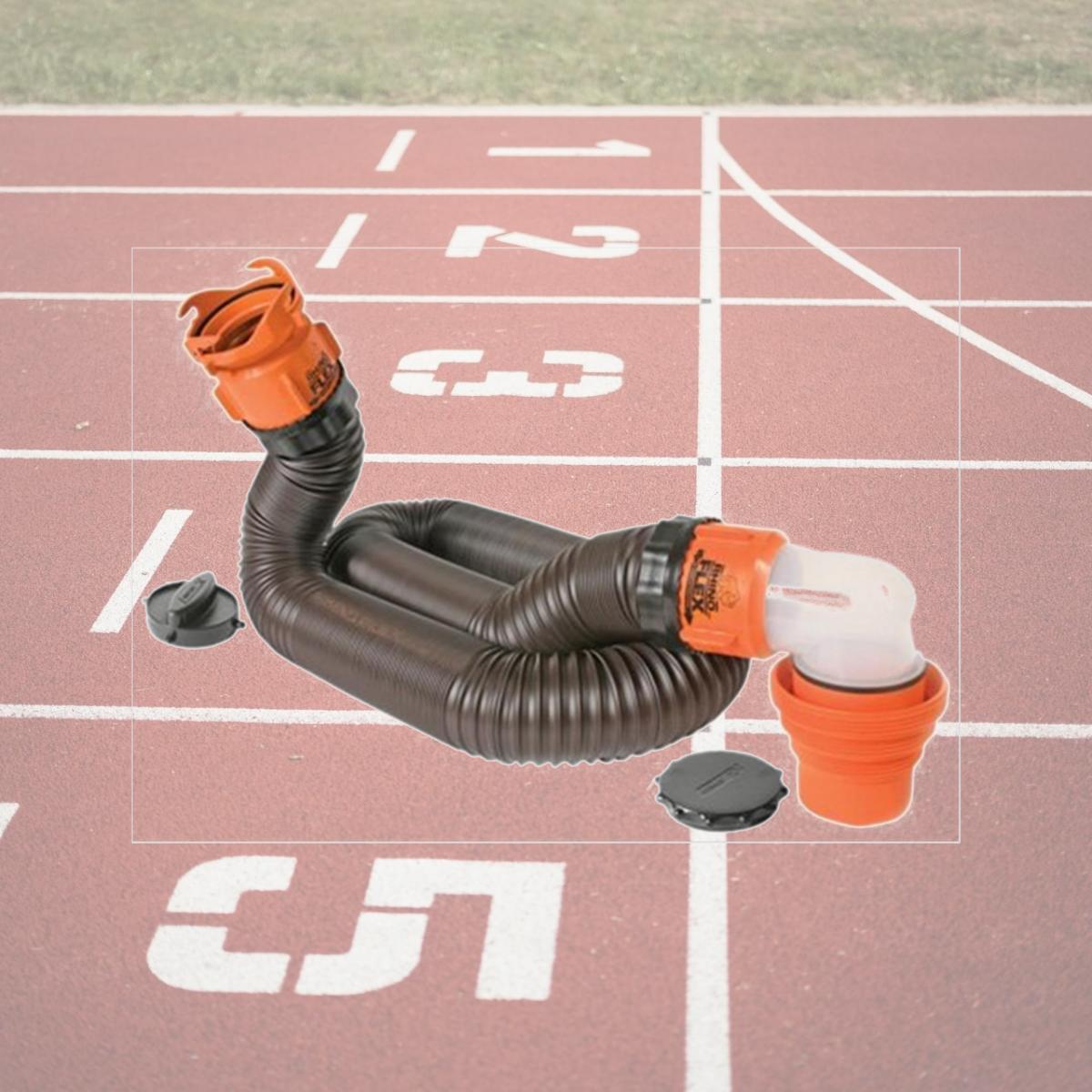 Picture of Camco 39761 15 Ft. Sewer Hose Kit With Swivel Fitting