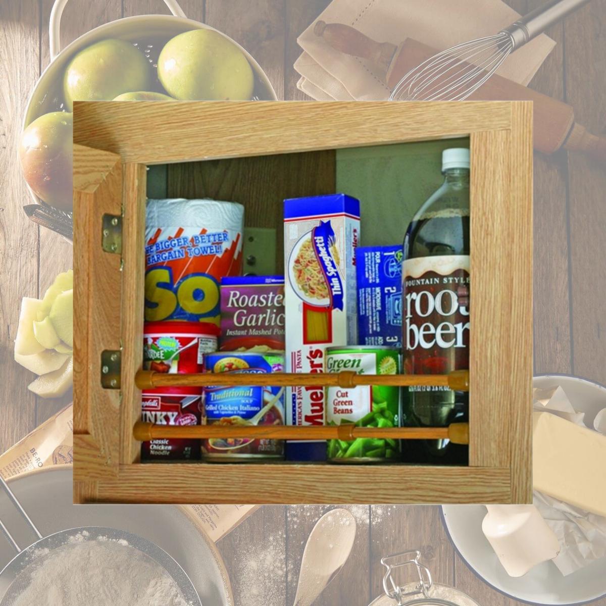 Picture of Camco 43833 Oak-Finish Cupboard Bar - 3 Pack