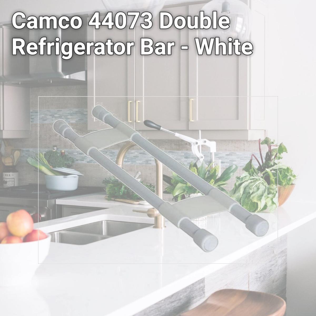 Picture of Camco 44073 Double Refrigerator Bar - White